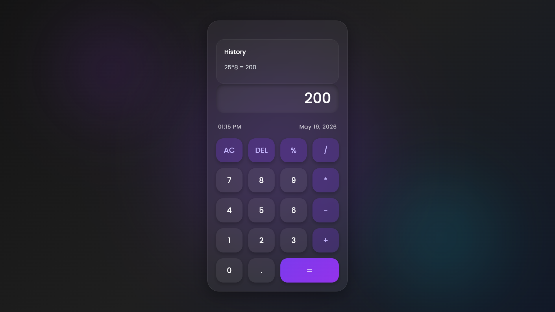 Calculator Project